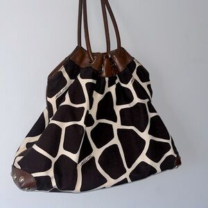 Michael Kors Giraffe Print Shoulder Bag